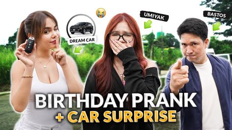 MONA BIRTHDAY PRANK + CAR SURPRISE! .